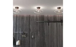 Bullo Plafond 38cm Oxid/Klarglas