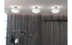 Bullo XL Plafond 38cm Aluminium/Opal