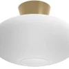 Bullo XL Plafond 38cm Mässing/Opal