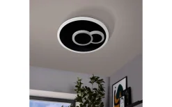 Cadegal Round Plafond 20cm LED 4000K 8W Svart