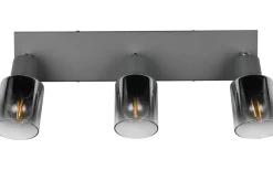 Cadiz Spotlight 3-delad E14 antracit/förkromad