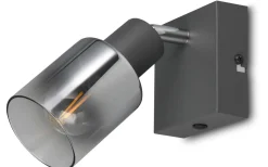 Cadiz Spotlight E14 antracit/förkromad