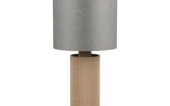 Canio Bordslampa 27cm E27 trä/grå