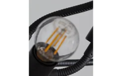 Cappello Taklampa Ø82cm Matt Svart/Beige