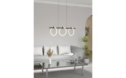 Caranacoa Taklampa 78cm LED 3000K 3x9W Svart