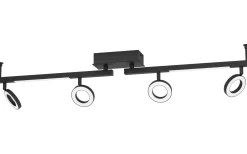 Cardillio 2 Takspotlight 99cm LED 3000K 4x3,2W + 2x3,3W Svart