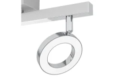 Cardillio Takspotlight 39cm LED 3000K 2x3,2W + 3,3W Krom