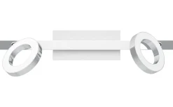 Cardillio Takspotlight 39cm LED 3000K 2x3,2W + 3,3W Krom