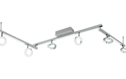 Cardillio Takspotlight 159cm LED 3000K 6x3,2W + 3x3,3W Krom