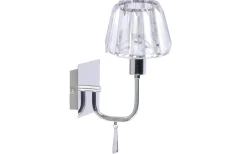Carlow Vägglampa Kristall K5 Krom