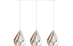 Carlton Taklampa 81cm 3L Vit/Guld