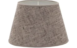 Carolin Oval Lampskärm 20cm Svartmelerad