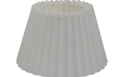 Carolin Plisserad Lampskärm Ø36cm Vit