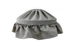 Carolin Takskärm Volang Ø40cm Linne Natur