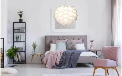 Carpatica Taklampa 60cm Vit