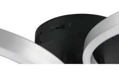 Caruso Plafond LED mattsvart/aluminium