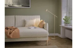 Cato Golvlampa 134cm LED GU4 Dimbar Nougat/Mässing