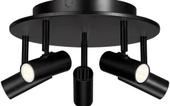 Cato Takspotlight 29cm LED 5x3W Mattsvart