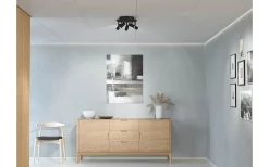 Cato Takspotlight 29cm LED 5x3W Mattsvart