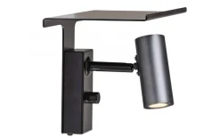 Cato Vägghylla Tillbehör Till Vägglampa Enkel Svart