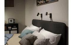 Cato Vägglampa LED GU4 Mattsvart/Mässing