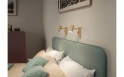 Cato Vägglampa LED GU4 Nougat/Mässing