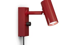 Cato Vägglampa LED GU4 Rubinröd/Mattsvart