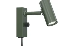 Cato Vägglampa LED GU4 Skogsgrön/Mattsvart