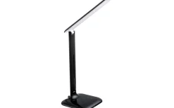Caupo Skrivbordslampa 32cm LED 3000/5000/6500K 2,1W Svart