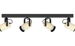 Cayuca Takspotlight 58cm GU10 LED 3000K 4x3W Svart