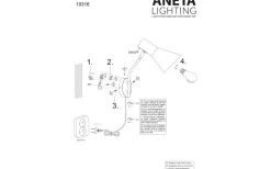 Ceres Vägglampa Sand