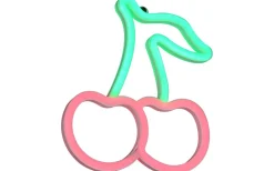 Cerise LED-neonskylt