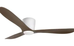 Cetus II 132cm Takfläkt Vit Motor, Valnötsblad