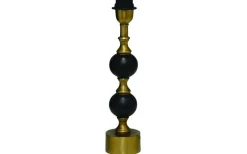 Charlotta Lampfot 30cm Svart/Antik Mässing