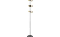 Chieveley Golvlampa 141cm Svart/Trä