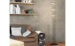 Chieveley Golvlampa 141cm Svart/Trä