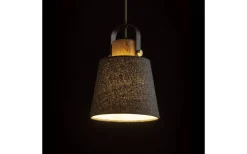 Choupette Fönsterlampa 15cm Grå/Textil/Trä