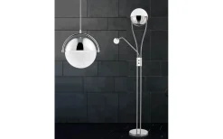 Chris Golvlampa LED uplight krom