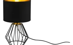 Chuck Bordslampa E14 svart/guld