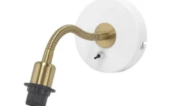 Cia Vägglampa E14 Vit/Mässing