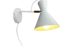 Cindy Vägglampa Matt Vit