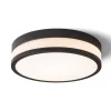 Cira Plafond 35cm LED 24W 3000K Opalglas/Svart IP44