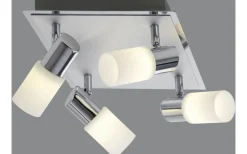 Clapton Spotlight LED 4-delad fyrkantig krom