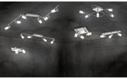 Clapton Spotlight LED 2-delad krom