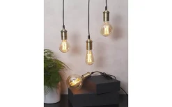 Classical Sladdställ Mässing E27 3,5m Textilkabel