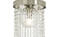 Claudia Plafond 20cm Krom/Klar IP23