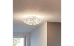 Clemente Kristallplafond 35cm Krom