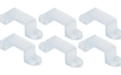 Clips till 2,5W, 6W och 8W Ledstripes 6st