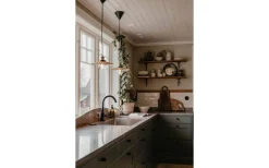 Cobbler Fönsterlampa 25cm Brun