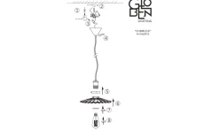 Cobbler Fönsterlampa 25cm Klar